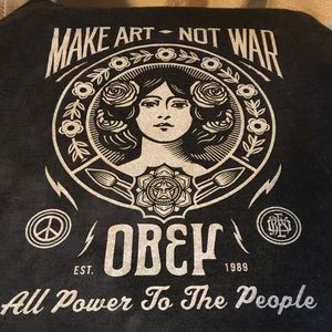 Obey Women’s Pullover Hoodie - M - Grey